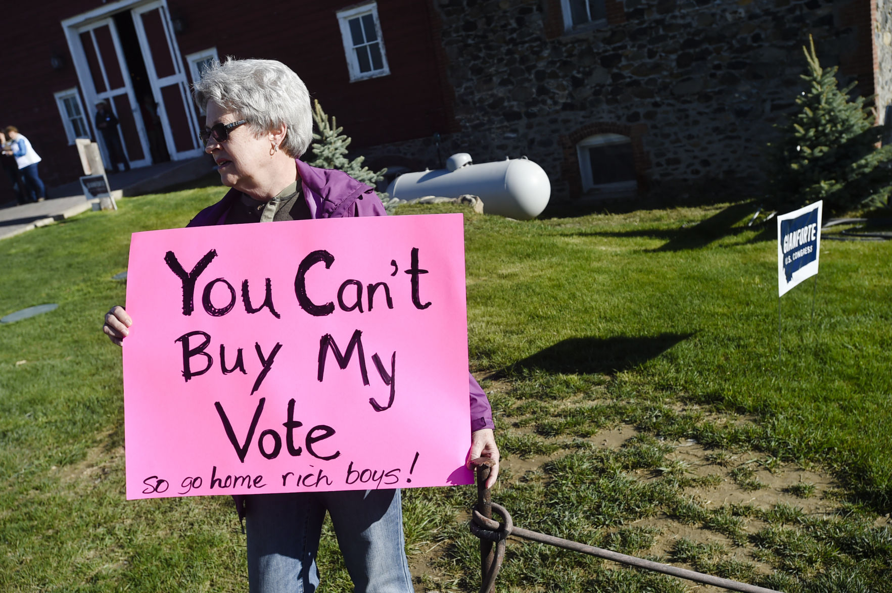 Greg Gianforte rally with Donald Trump Jr.